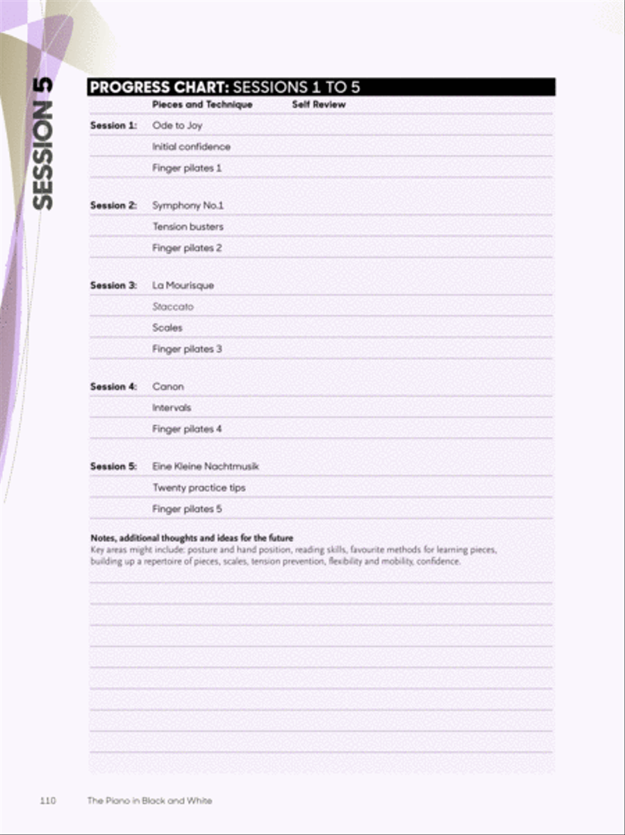 The Piano in Black and White Piano Method scores gallery preview page 4