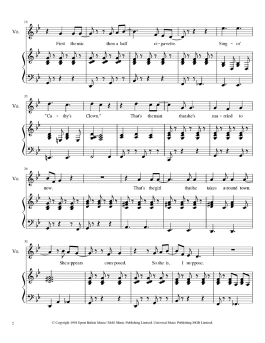 Waltz #2 (xo) Voice scores gallery preview page 2