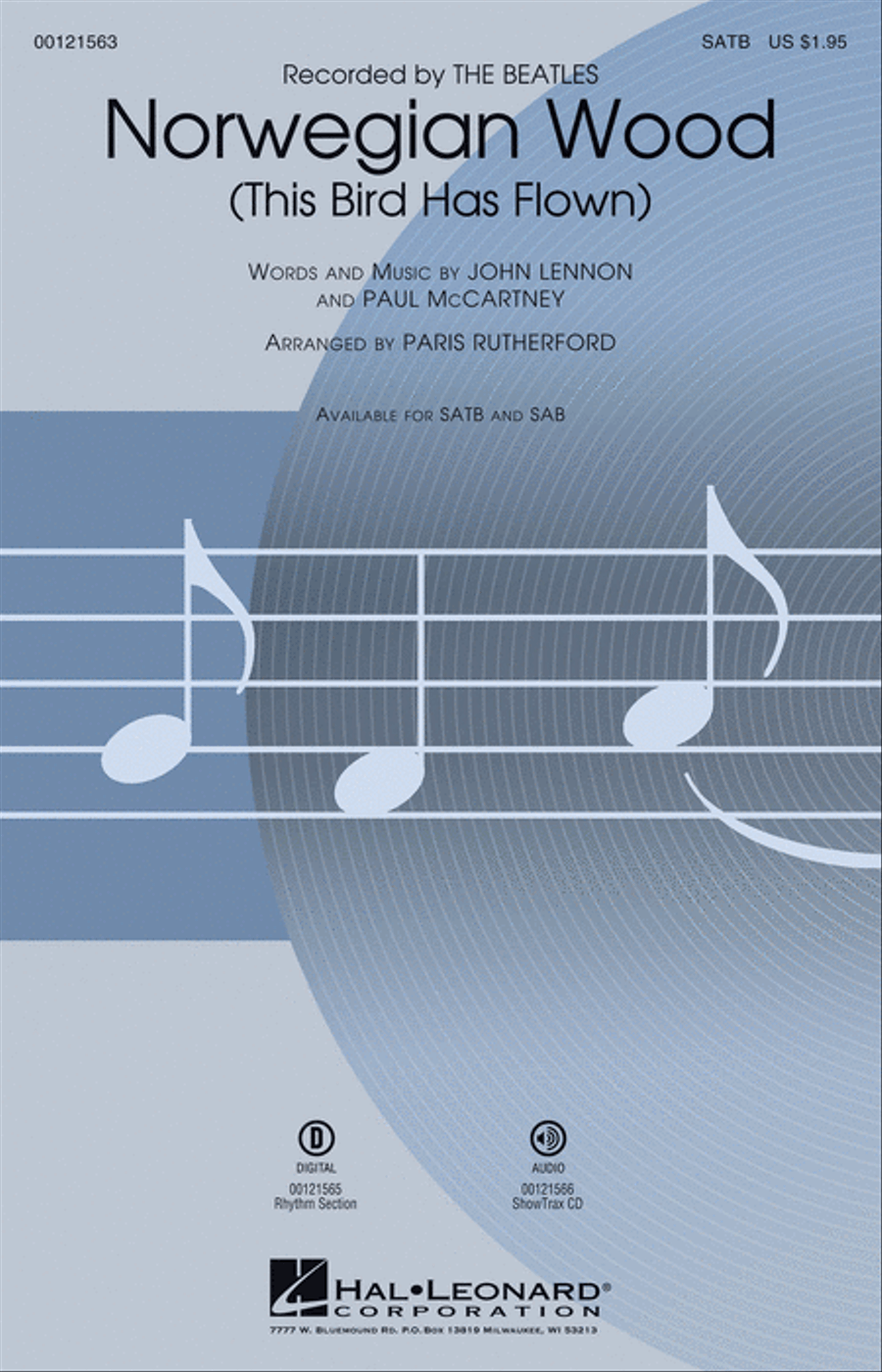 Norwegian Wood (This Bird Has Flown) 3-Part scores gallery preview page 1