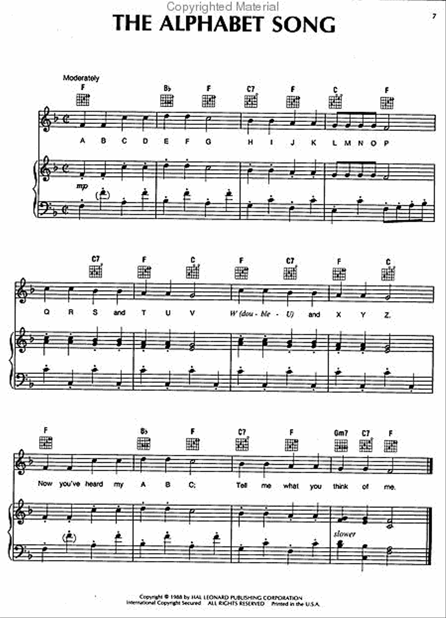 The Big Book of Children's Songs Piano, Vocal, Guitar scores gallery preview page 2