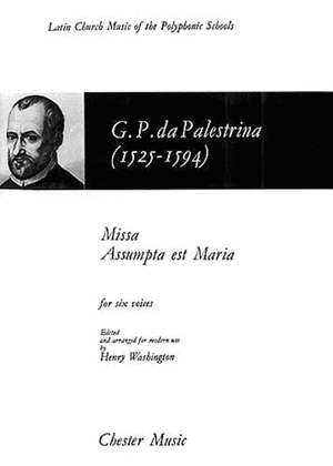 Book cover for Missa Assumpta Est Maria