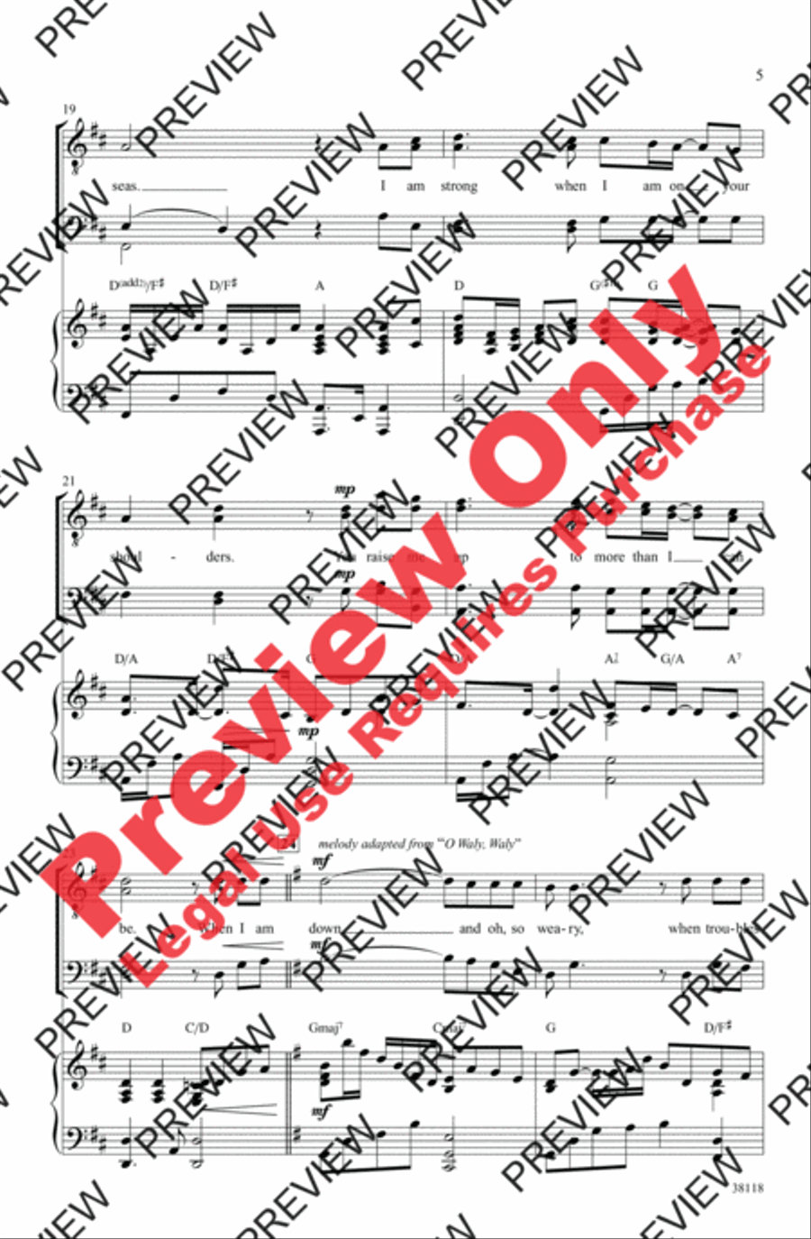 You Raise Me Up You Raise Me Up Men's Choir scores gallery preview page 5
