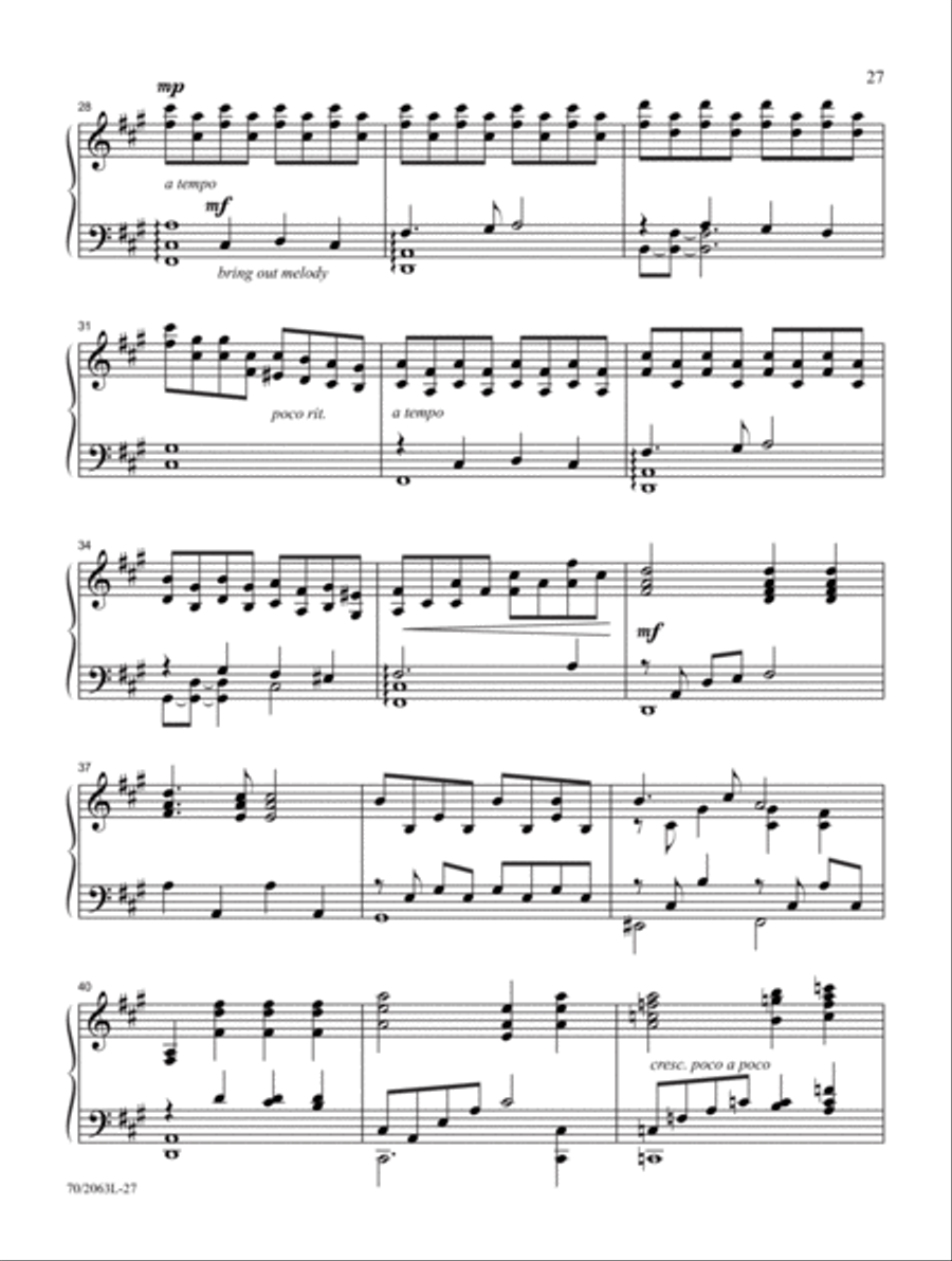Break Forth Into Song Piano Solo scores gallery preview page 16
