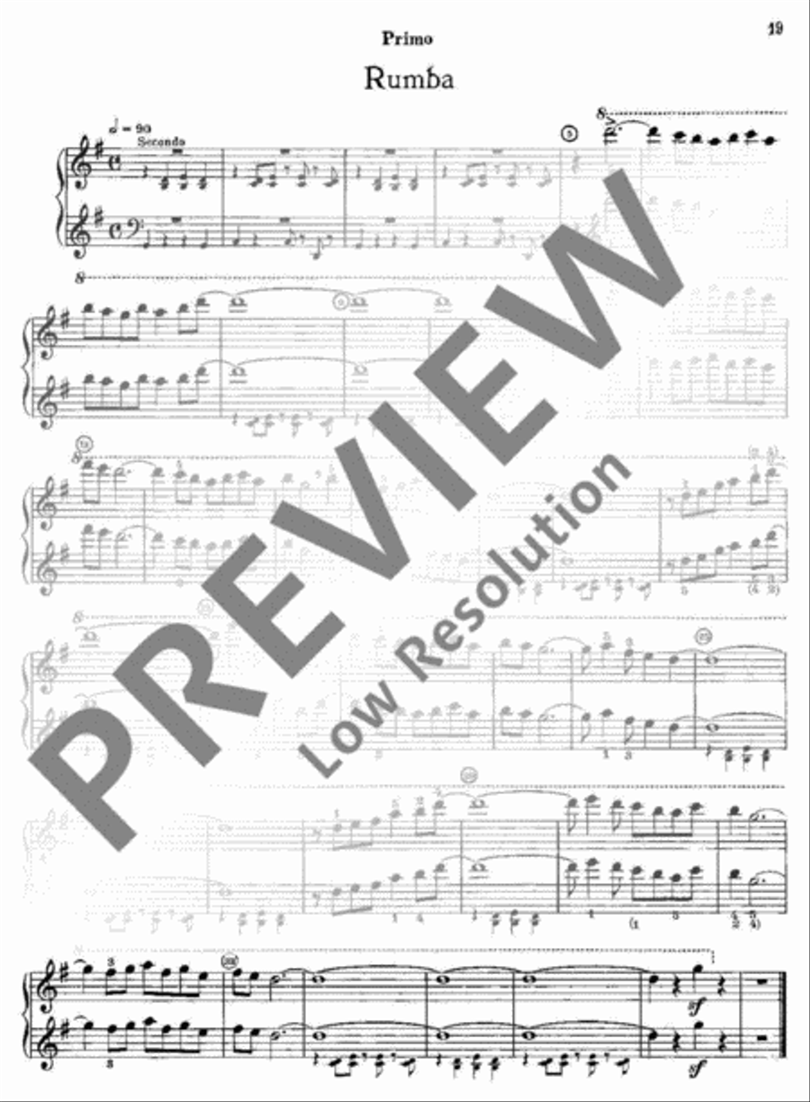 Easy Dances Piano Duet scores gallery preview page 20