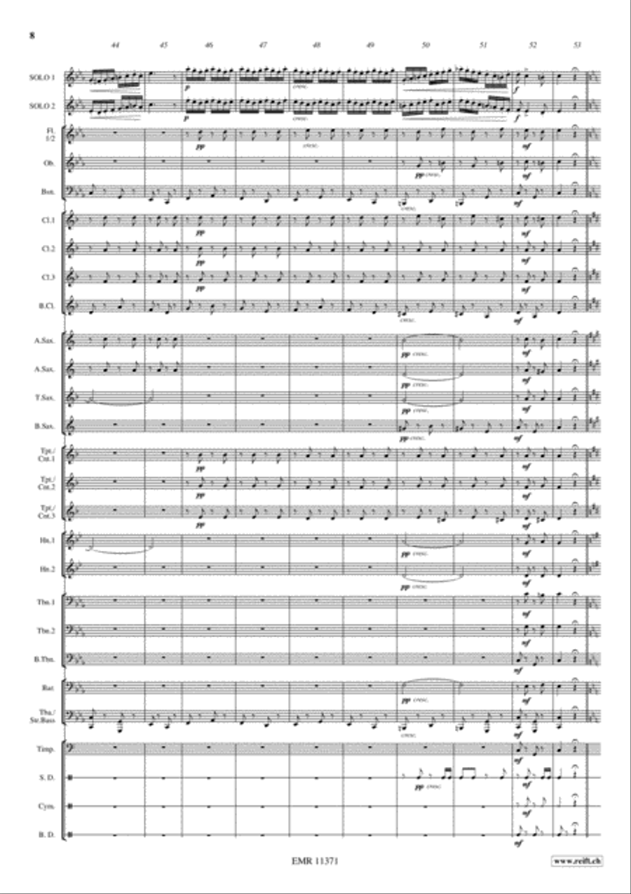 Csardas Csardas Concert Band scores gallery preview page 8