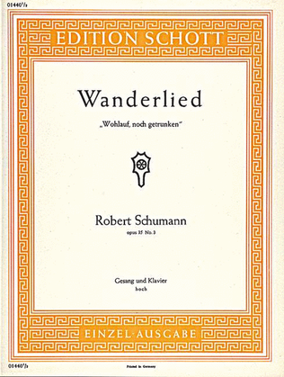 Book cover for Wanderlied, Op. 35/3