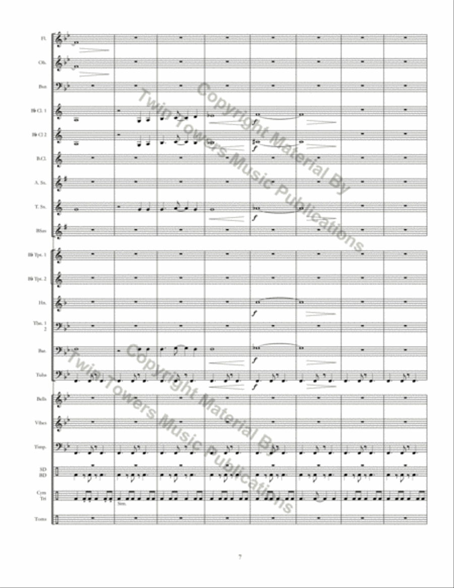 Ritmo Della Terra Concert Band scores gallery preview page 7