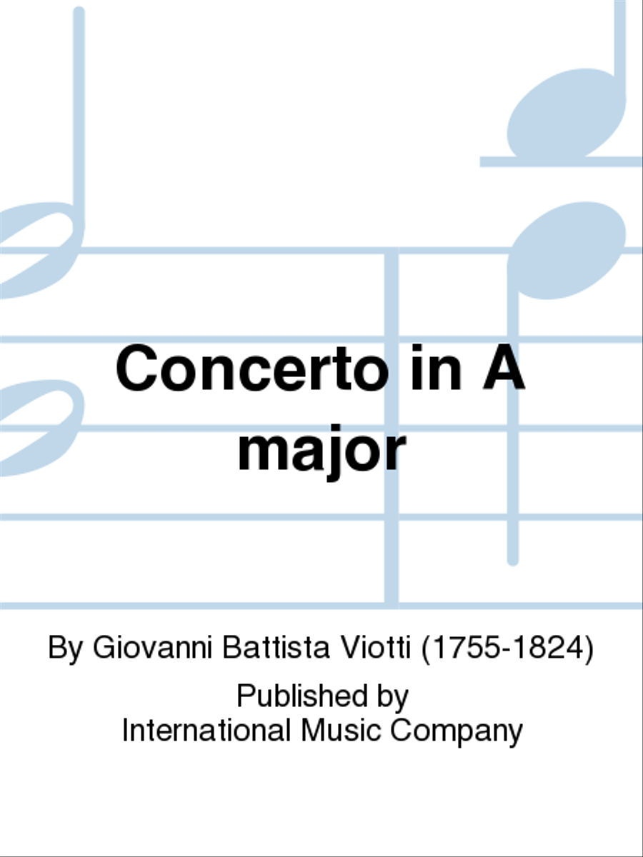 Concerto In A Major Flute Duet scores gallery preview page 1