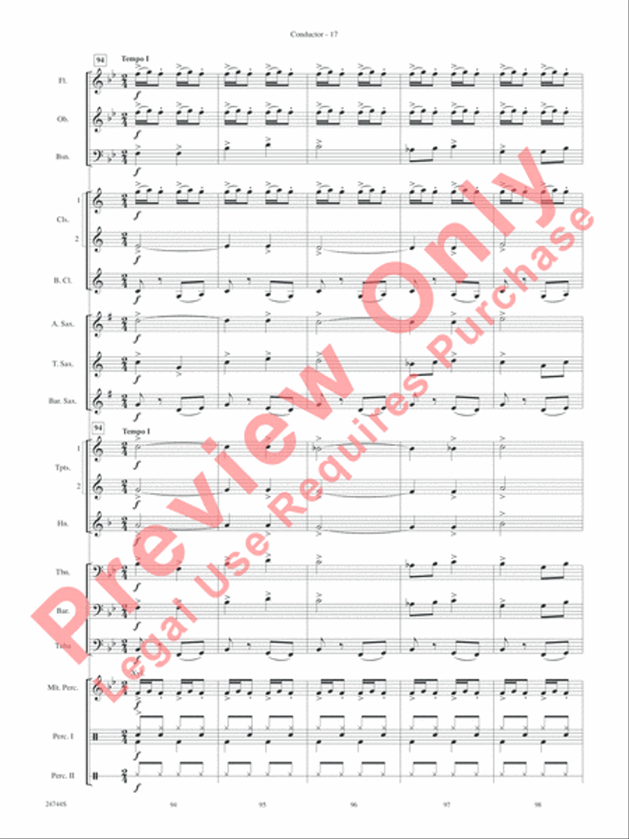 Down Home Christmas Down Home Christmas Concert Band scores gallery preview page 19