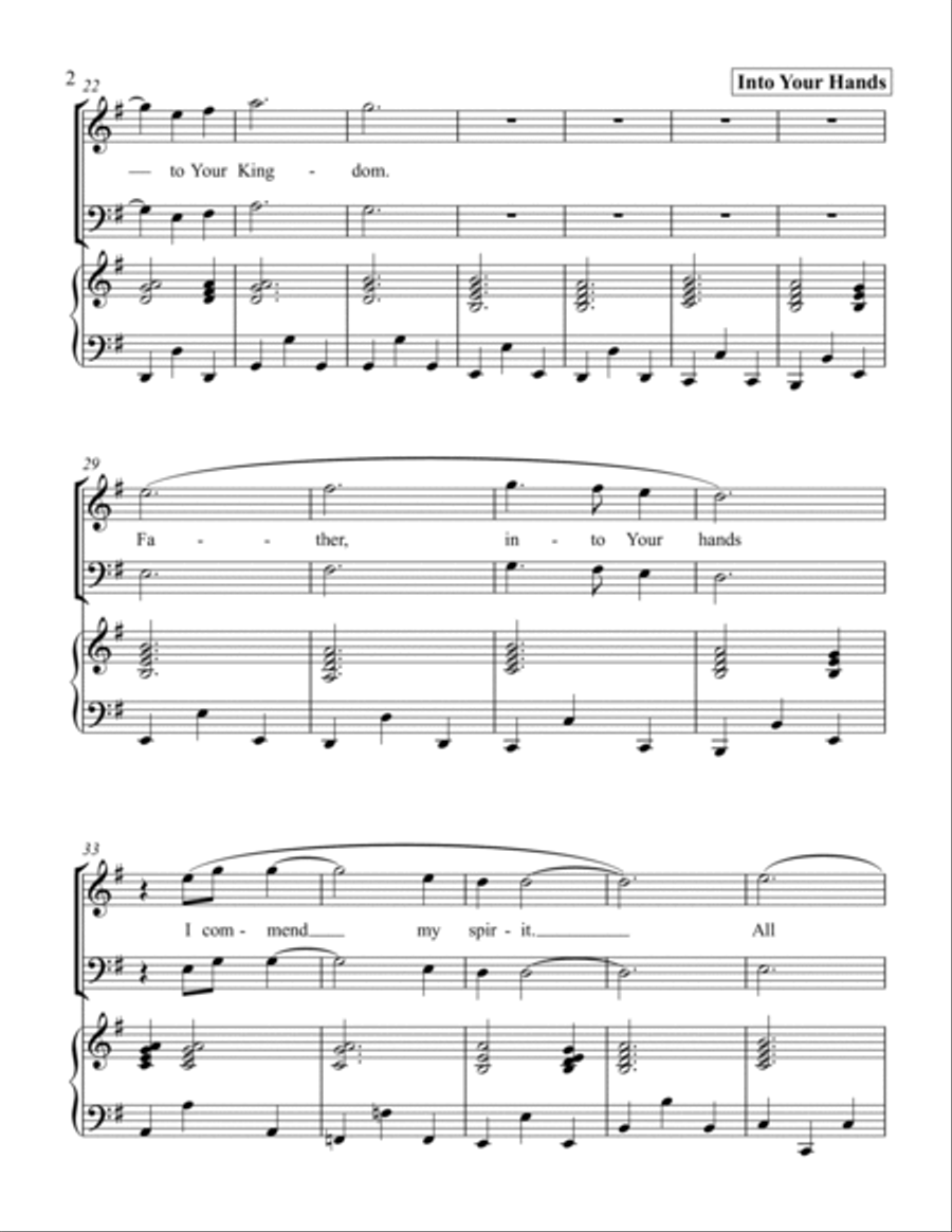 7. Into Your Hands Vocal Duet scores gallery preview page 2