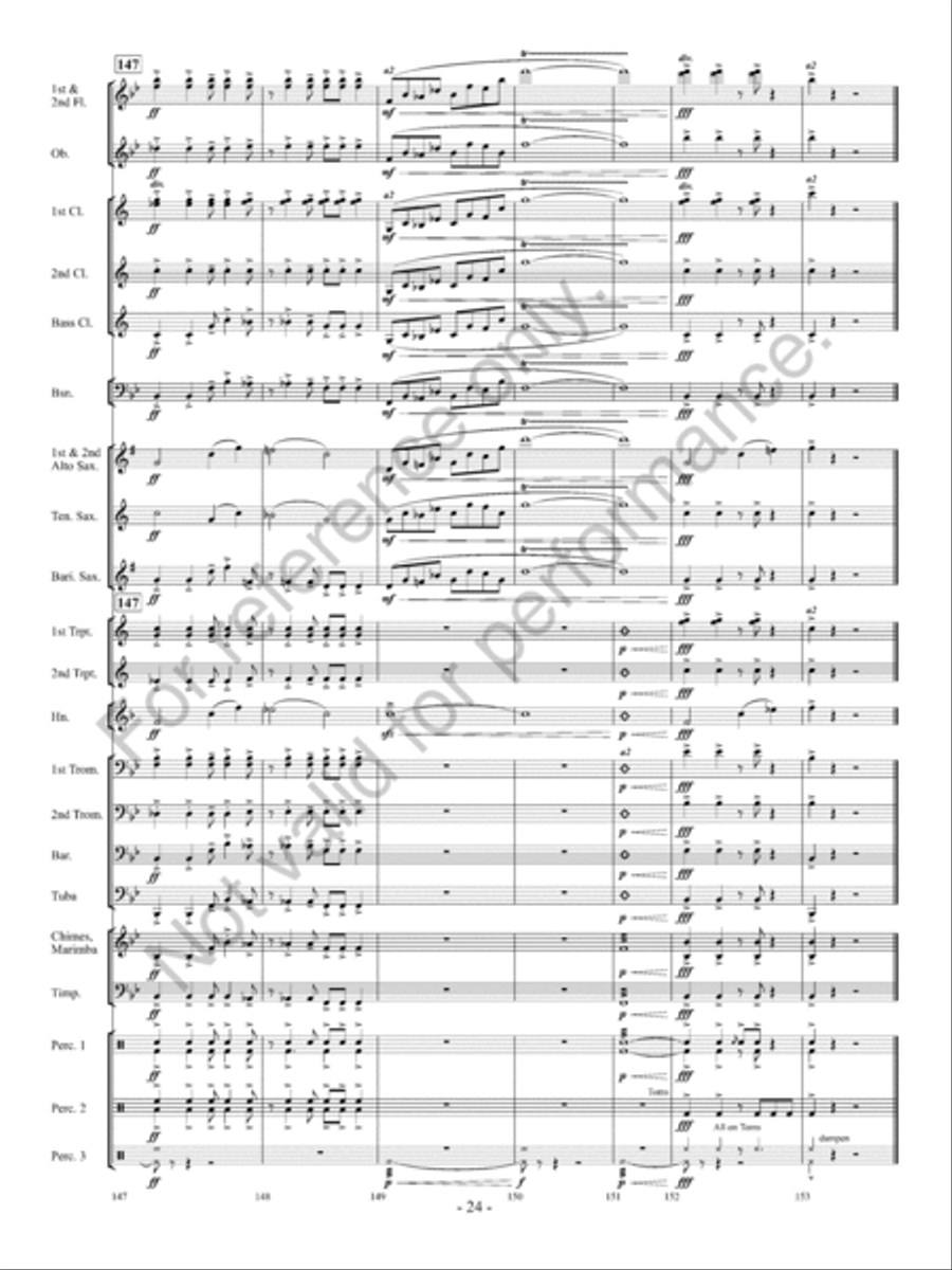 Crush Concert Band scores gallery preview page 25