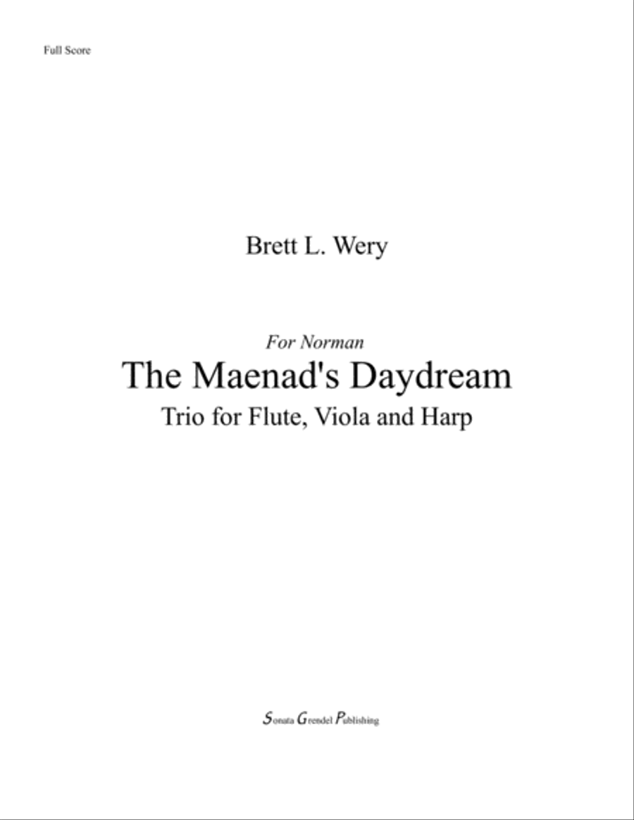 The Maenad's Daydream Small Ensemble scores gallery preview page 2