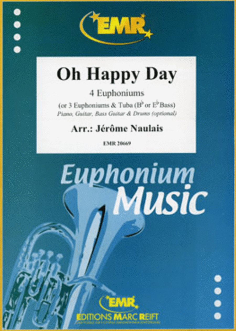 Oh Happy Day Euphonium Quartet scores gallery preview page 1