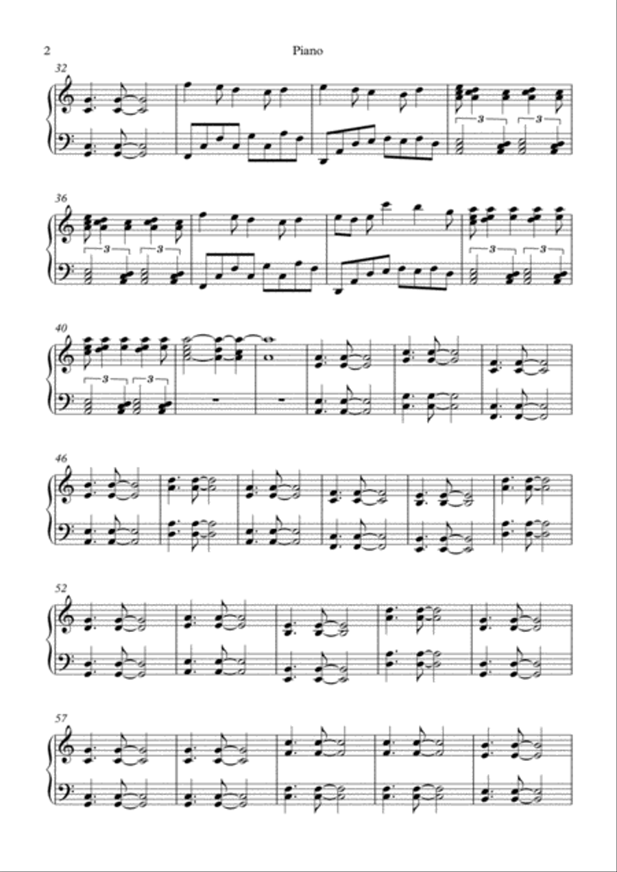Faced Against Fate (Piano Section) Piano Solo scores gallery preview page 2
