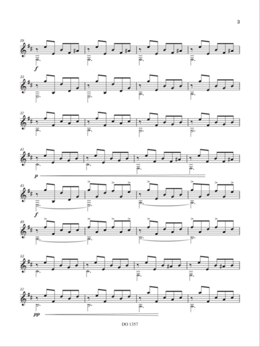 Sonata de Angostura Classical Guitar scores gallery preview page 4