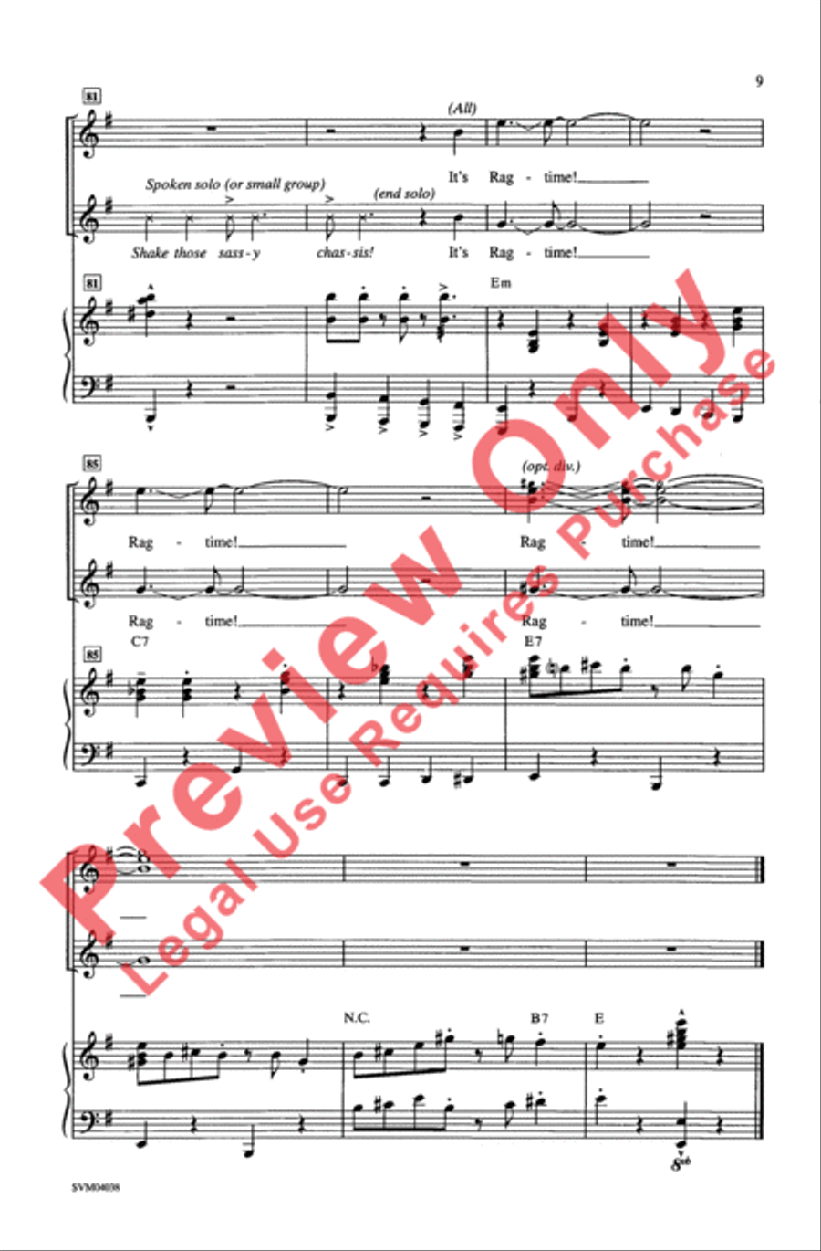 It's Ragtime! 2-Part scores gallery preview page 9