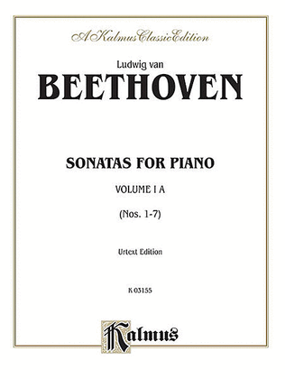 Book cover for Sonatas (Urtext), Volume 1A