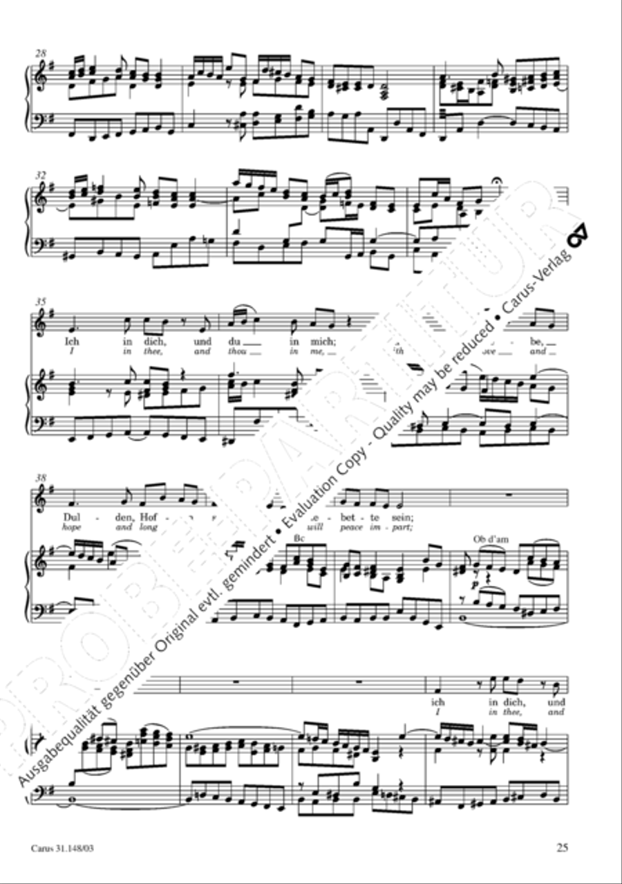 Give to the Lord glory due the Master (Bringet dem Herrn Ehre seines Namens) 4-Part scores gallery preview page 26