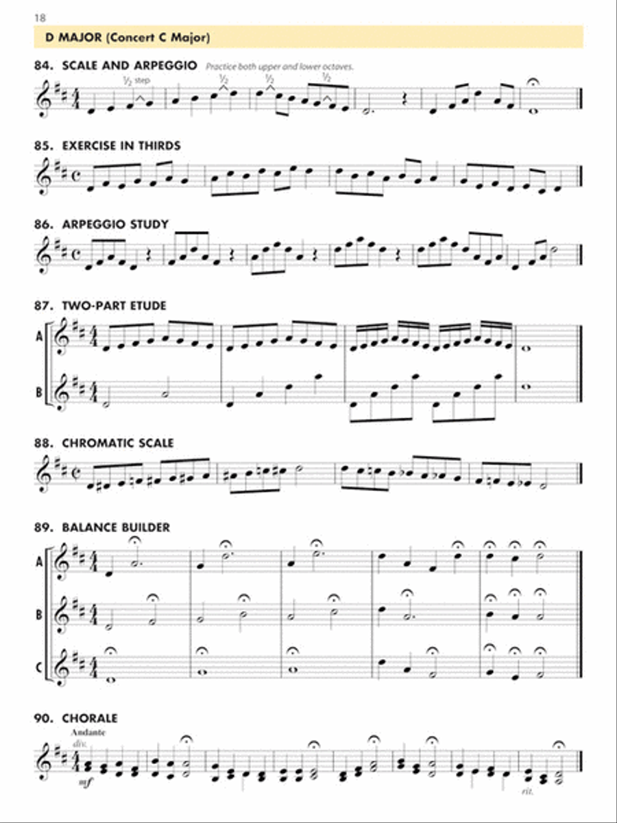 Essential Technique for Band with EEi - Intermediate to Advanced Studies Concert Band Methods scores gallery preview page 3