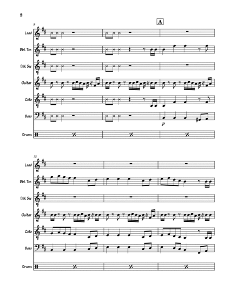 Rasputin Jazz Ensemble scores gallery preview page 2