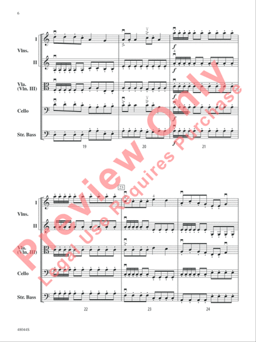 The Ascent The Ascent String Orchestra scores gallery preview page 7