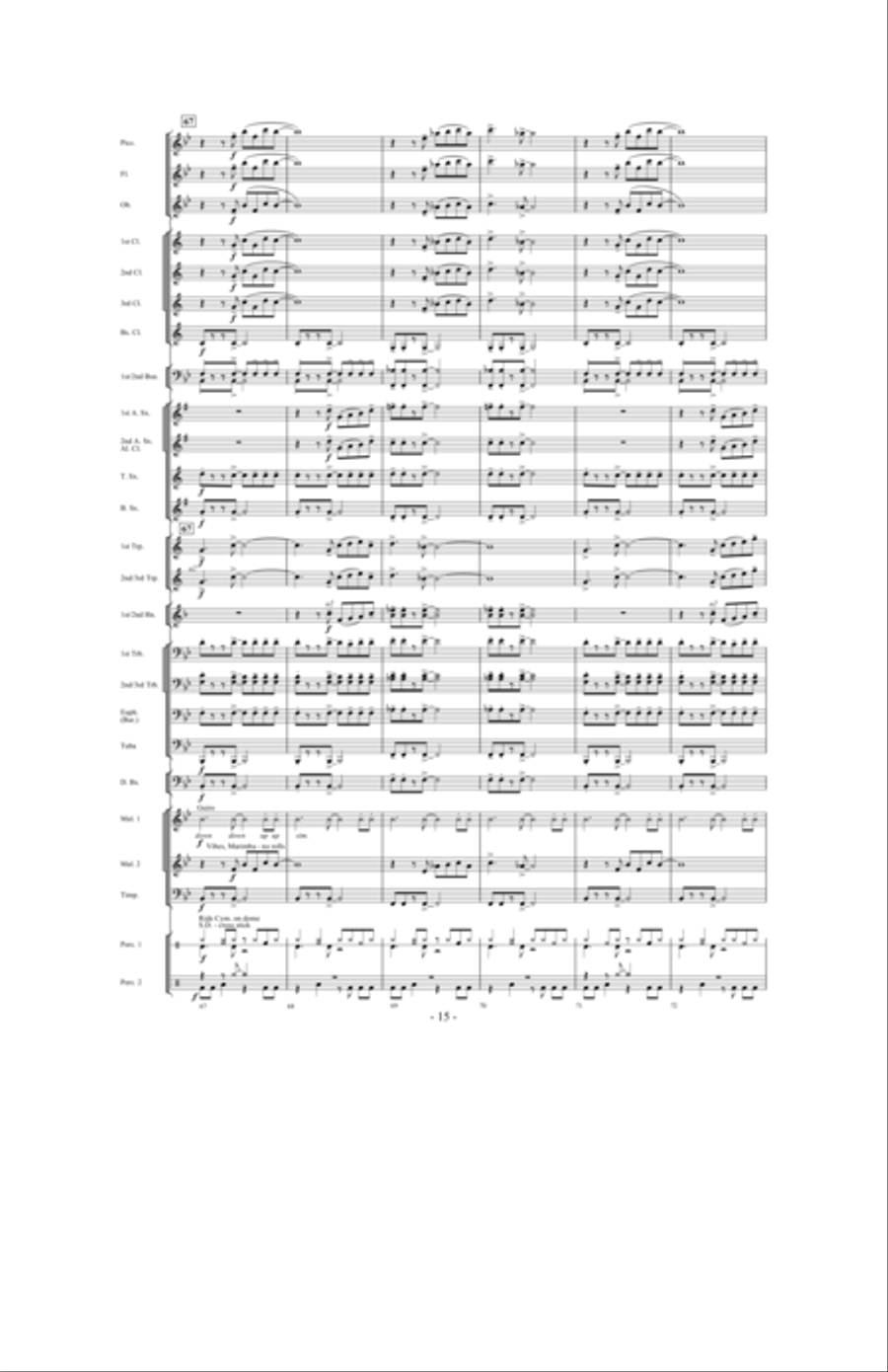 Nightflight Concert Band scores gallery preview page 14