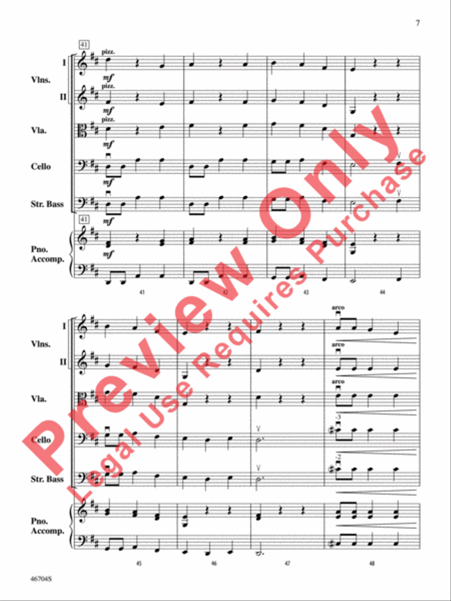 Carousel String Orchestra scores gallery preview page 8