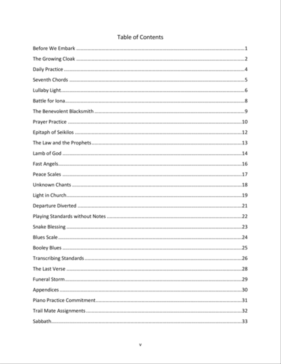 Pilgrimage of Practice III Piano Method scores gallery preview page 5