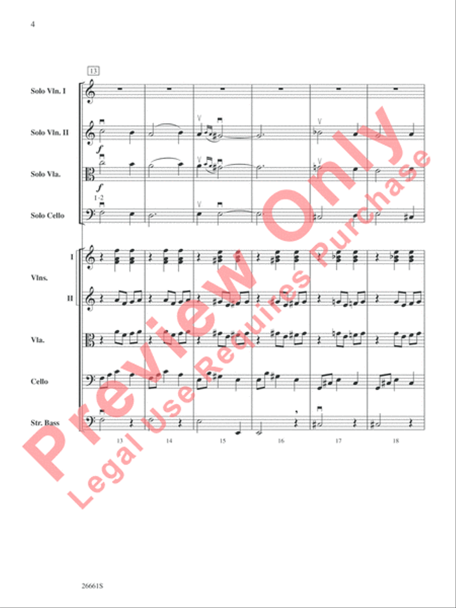 Recuerdos de la Alhambra String Orchestra scores gallery preview page 5