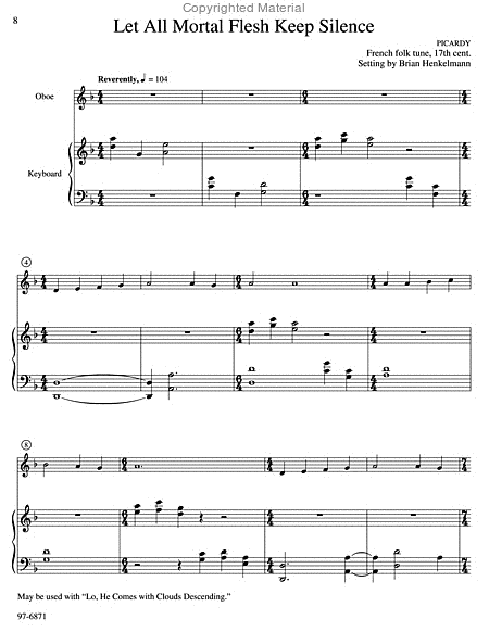 Five Hymn Preludes for Oboe and Keyboard