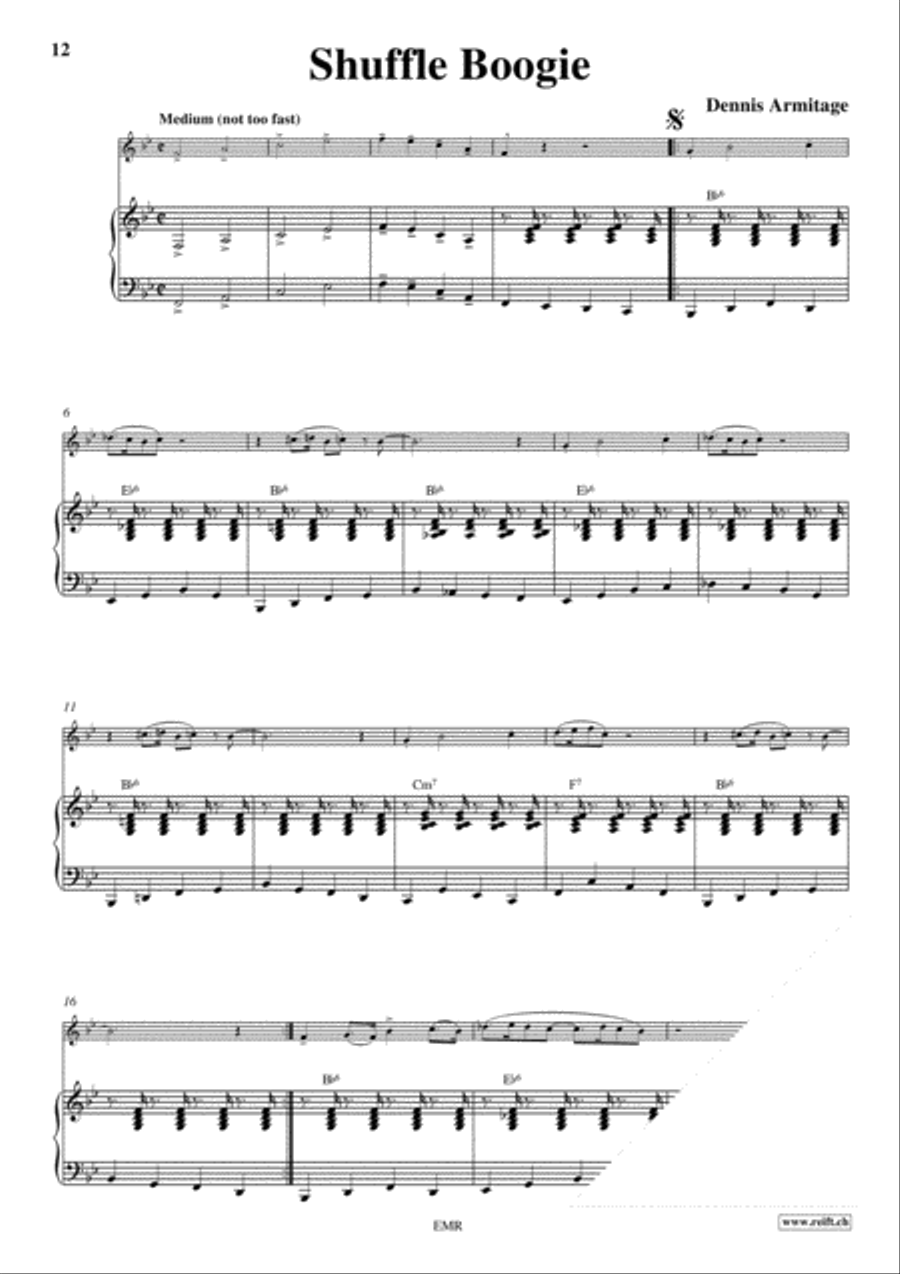 Boogie Piano Accompaniment scores gallery preview page 6