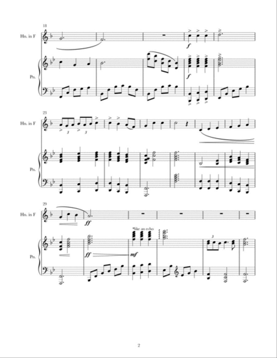 Praise to the Lord Brass Duet scores gallery preview page 2