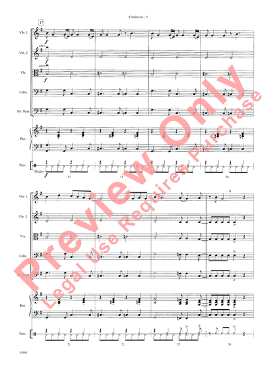 Great Movie Themes Great Movie Themes String Orchestra scores gallery preview page 6