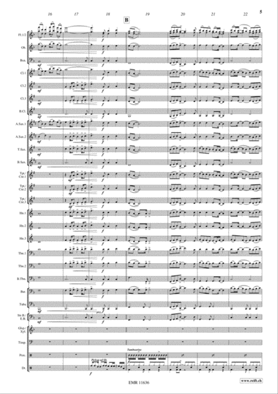 For Your Eyes Only For Your Eyes Only Concert Band scores gallery preview page 6