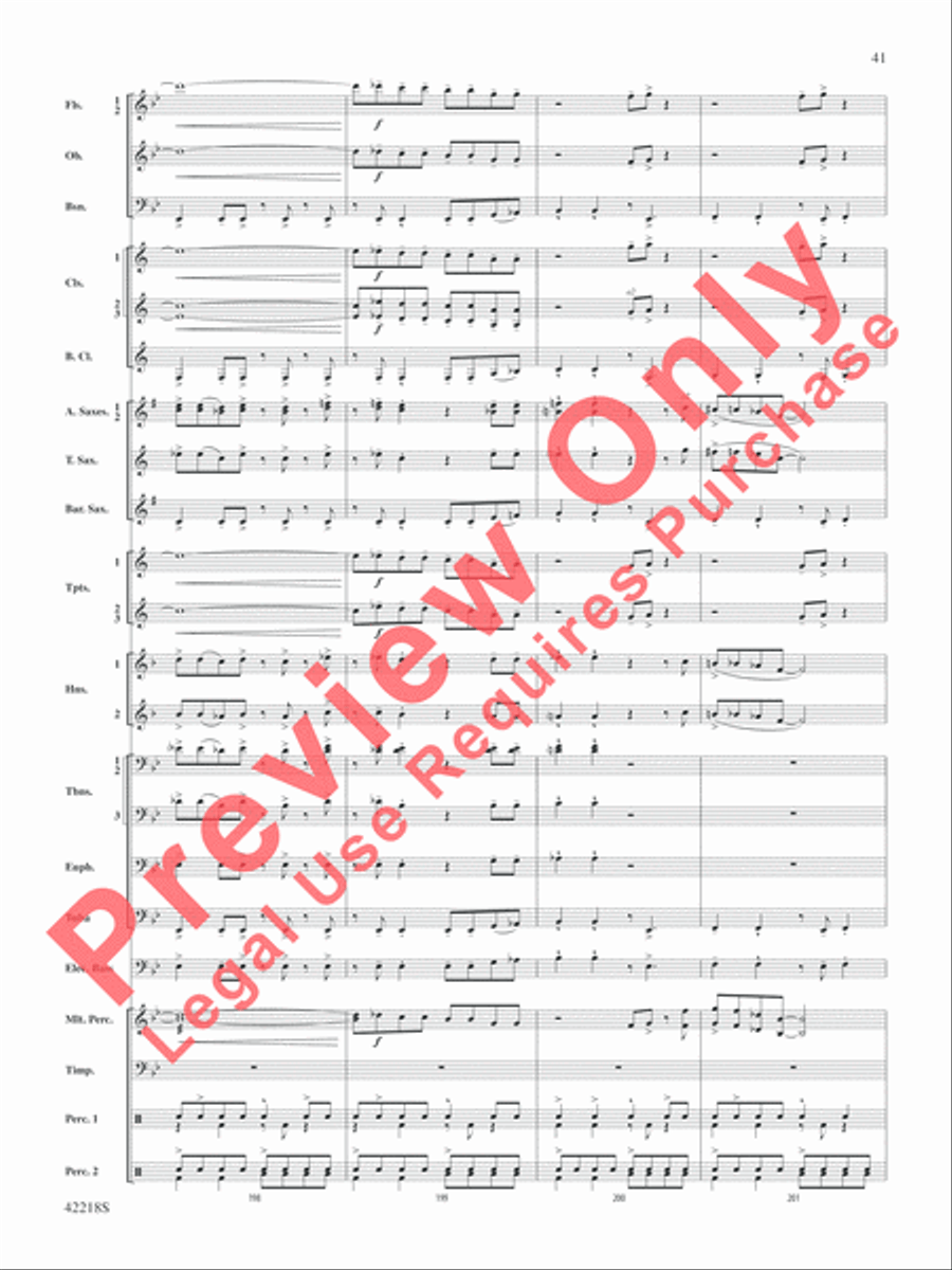 Tower of Power Greatest Hits Concert Band scores gallery preview page 42