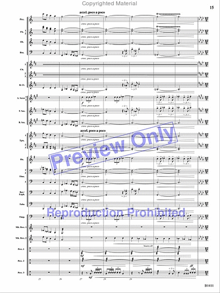 Pirates! Pirates! Concert Band scores gallery preview page 55