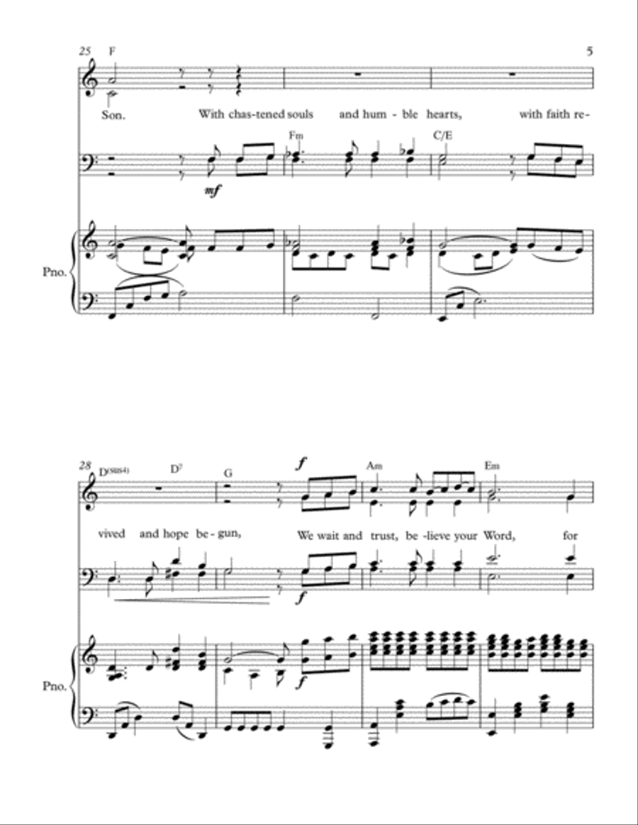 Laodicean Plea 4-Part scores gallery preview page 6