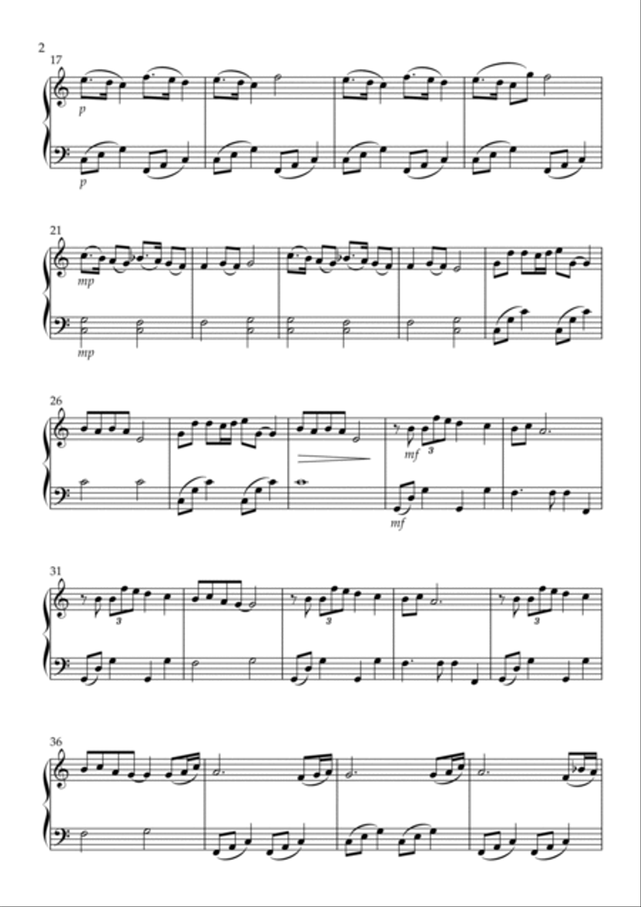 Kal Ho Na Ho Easy Piano scores gallery preview page 2