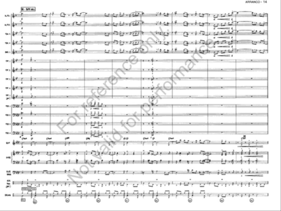 Arranco Jazz Ensemble scores gallery preview page 13