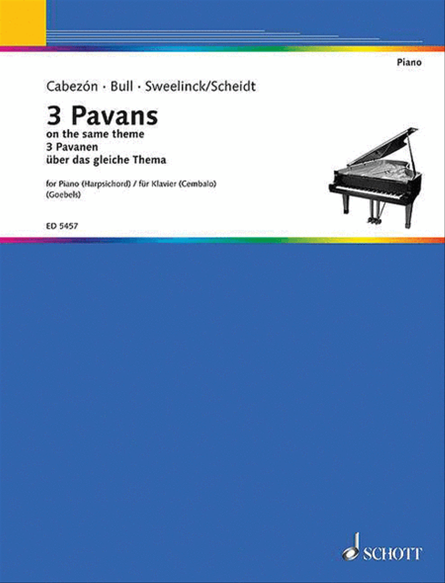 3 Pavannes on One Theme 3 Pavannes on One Theme Piano Solo scores gallery preview page 1
