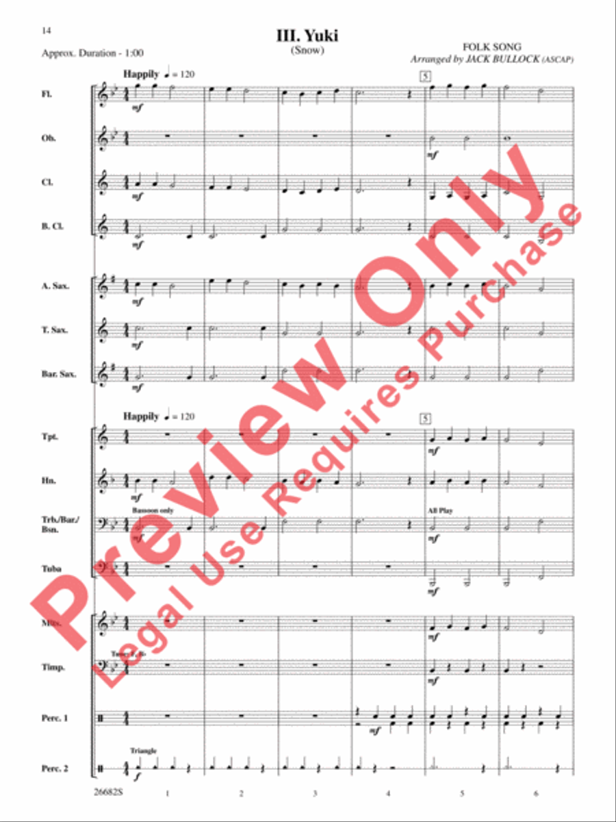 Belwin Very Beginning Band Kit #3 Concert Band scores gallery preview page 15