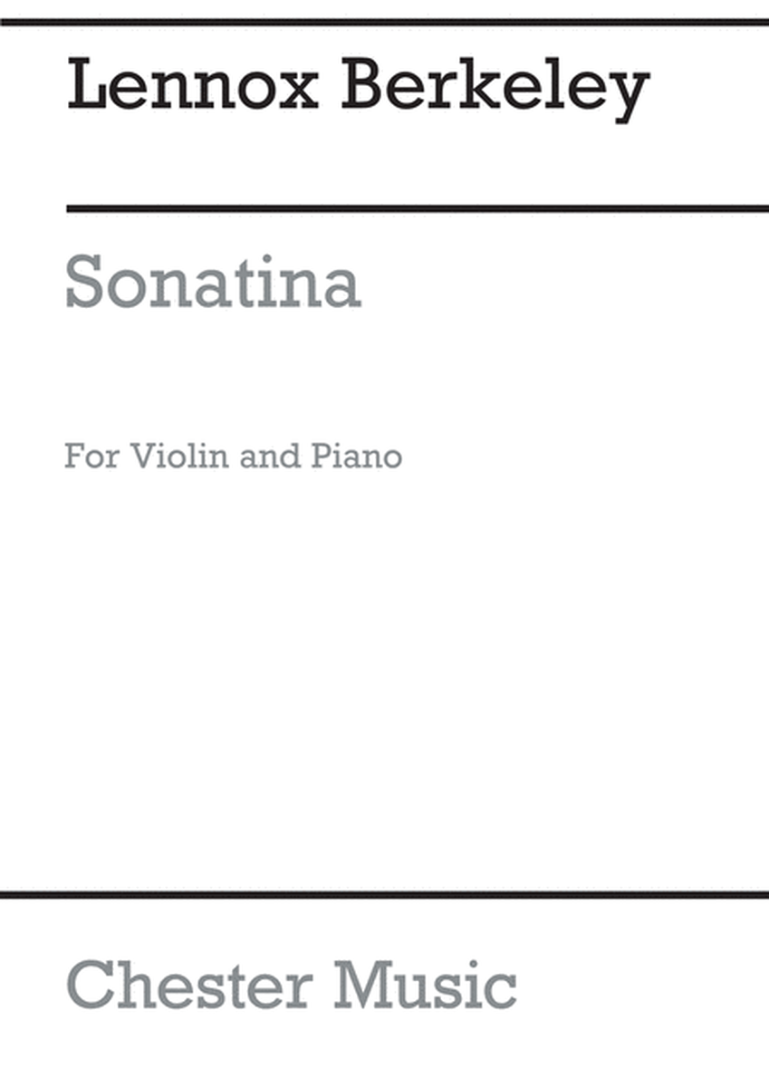 Sonatina For Violin and Piano