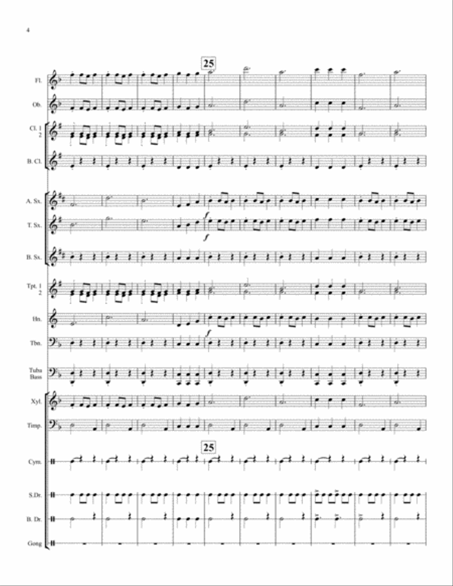 Dragon Slayer Concert Band scores gallery preview page 5