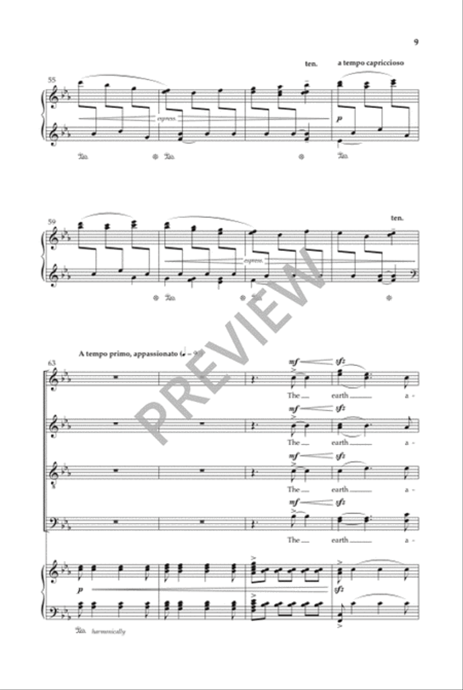 October Sun 4-Part scores gallery preview page 10