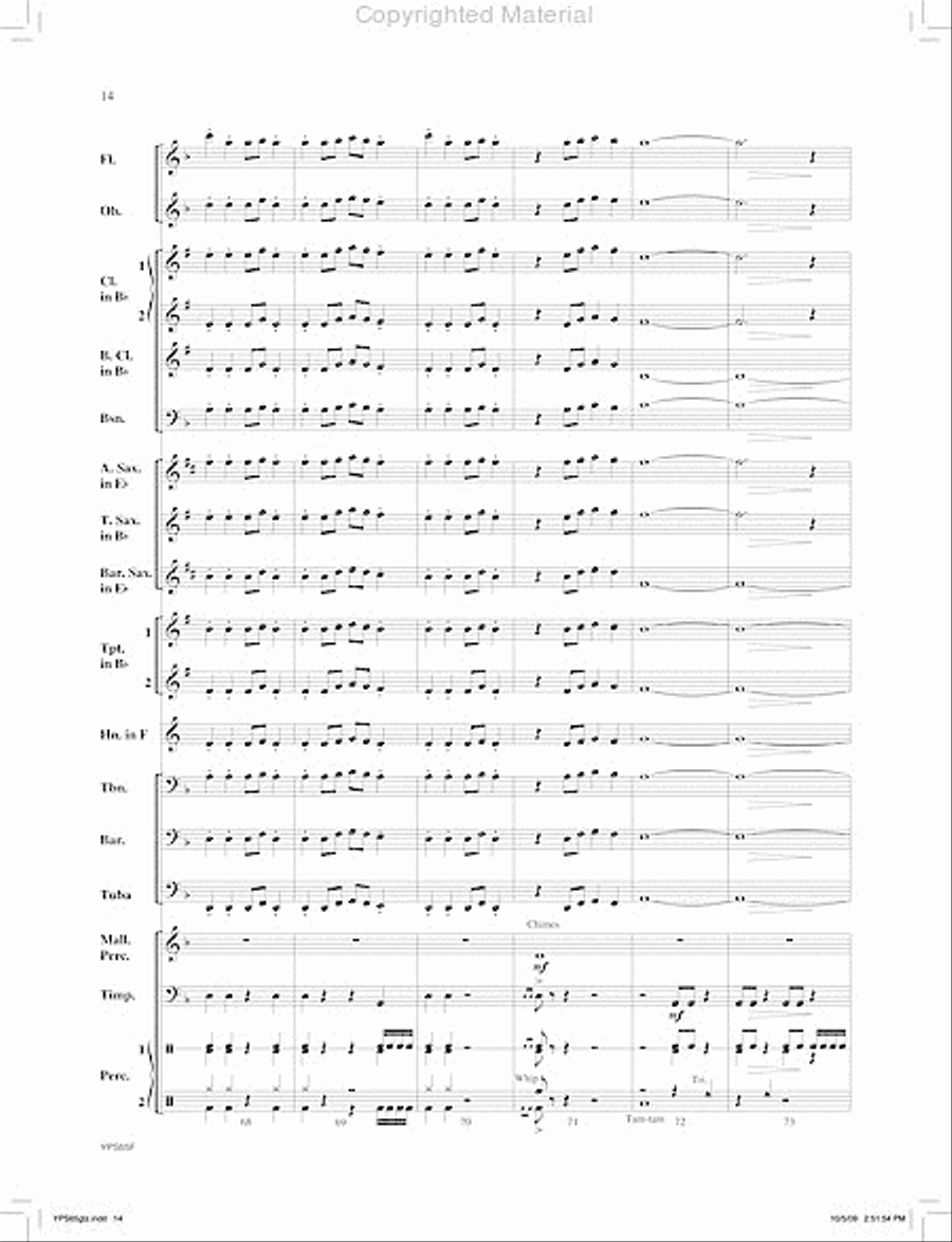 Visigoths Visigoths Concert Band scores gallery preview page 15
