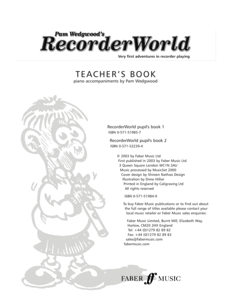 RecorderWorld Teacher's Book