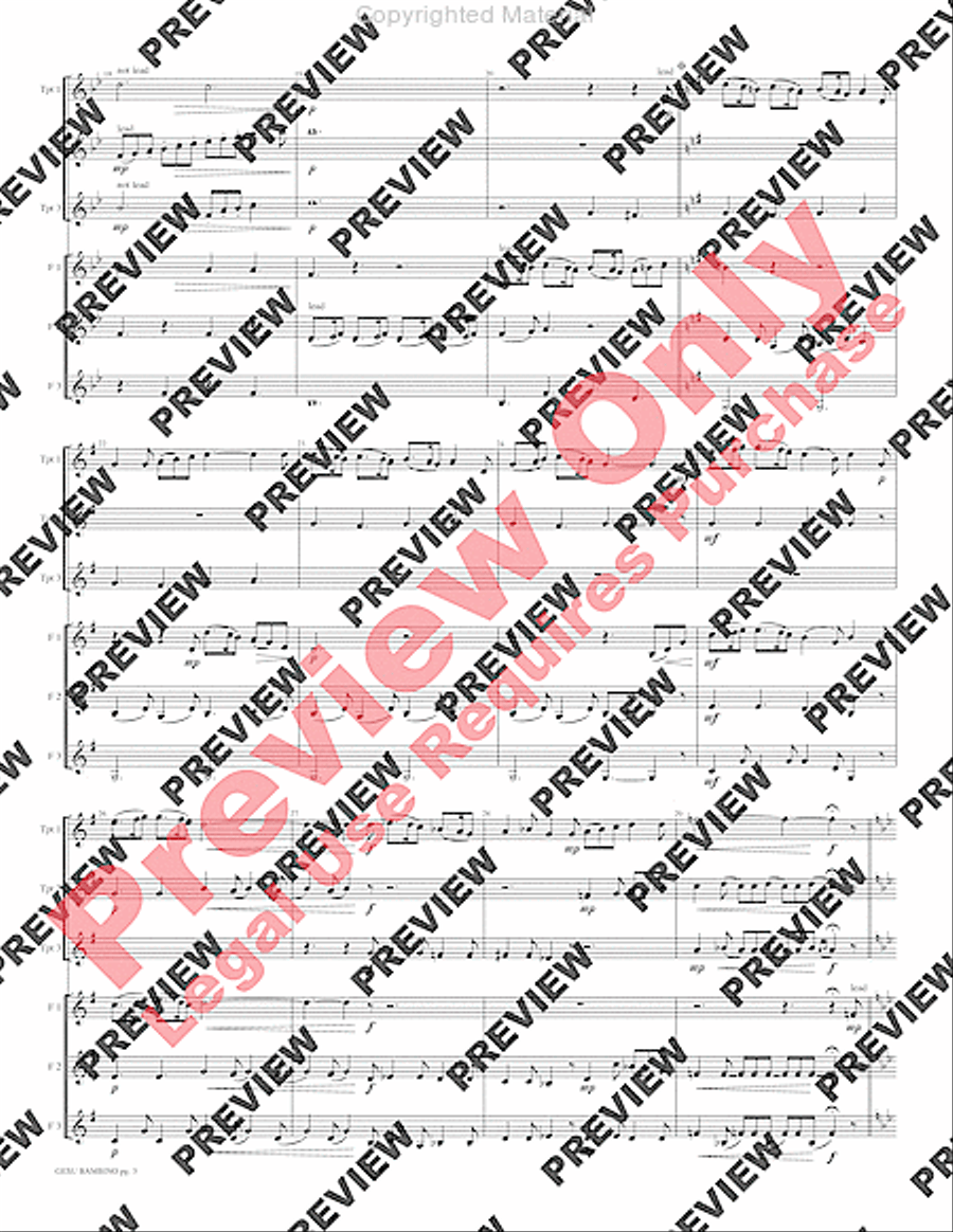 Gesu Bambino Small Ensemble scores gallery preview page 5