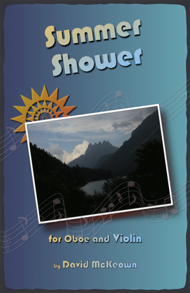 Book cover for Summer Shower for Oboe and Violin Duet
