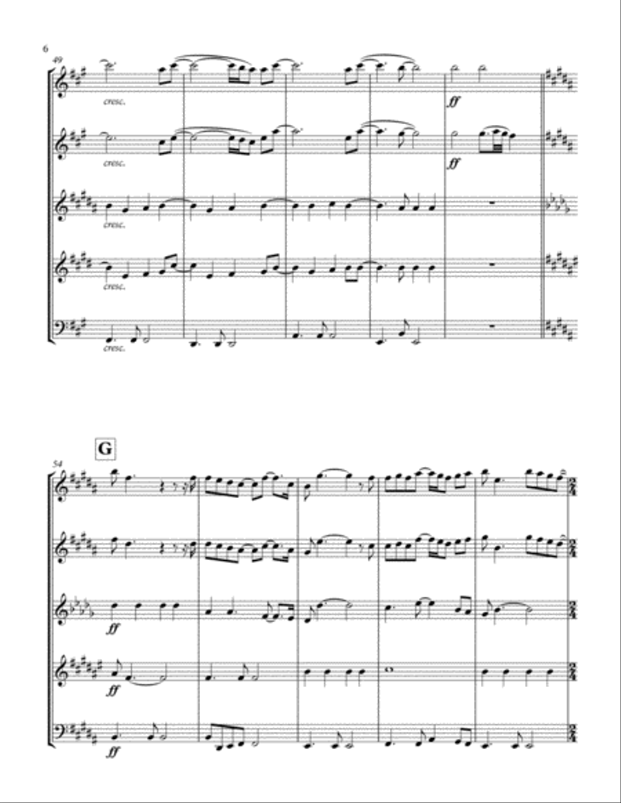 From This Moment On From This Moment On Woodwind Quintet scores gallery preview page 6