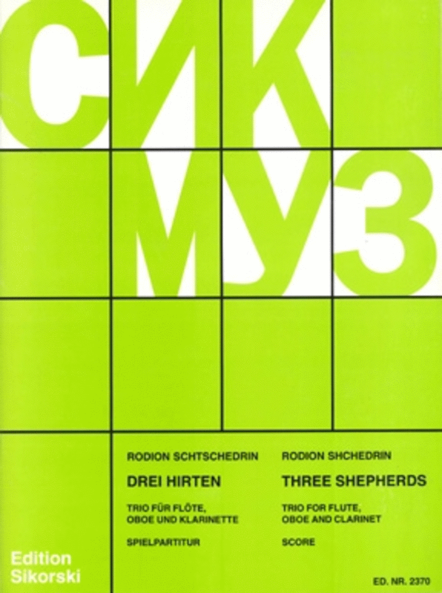 Three Shepherds Trio Clarinet scores gallery preview page 1
